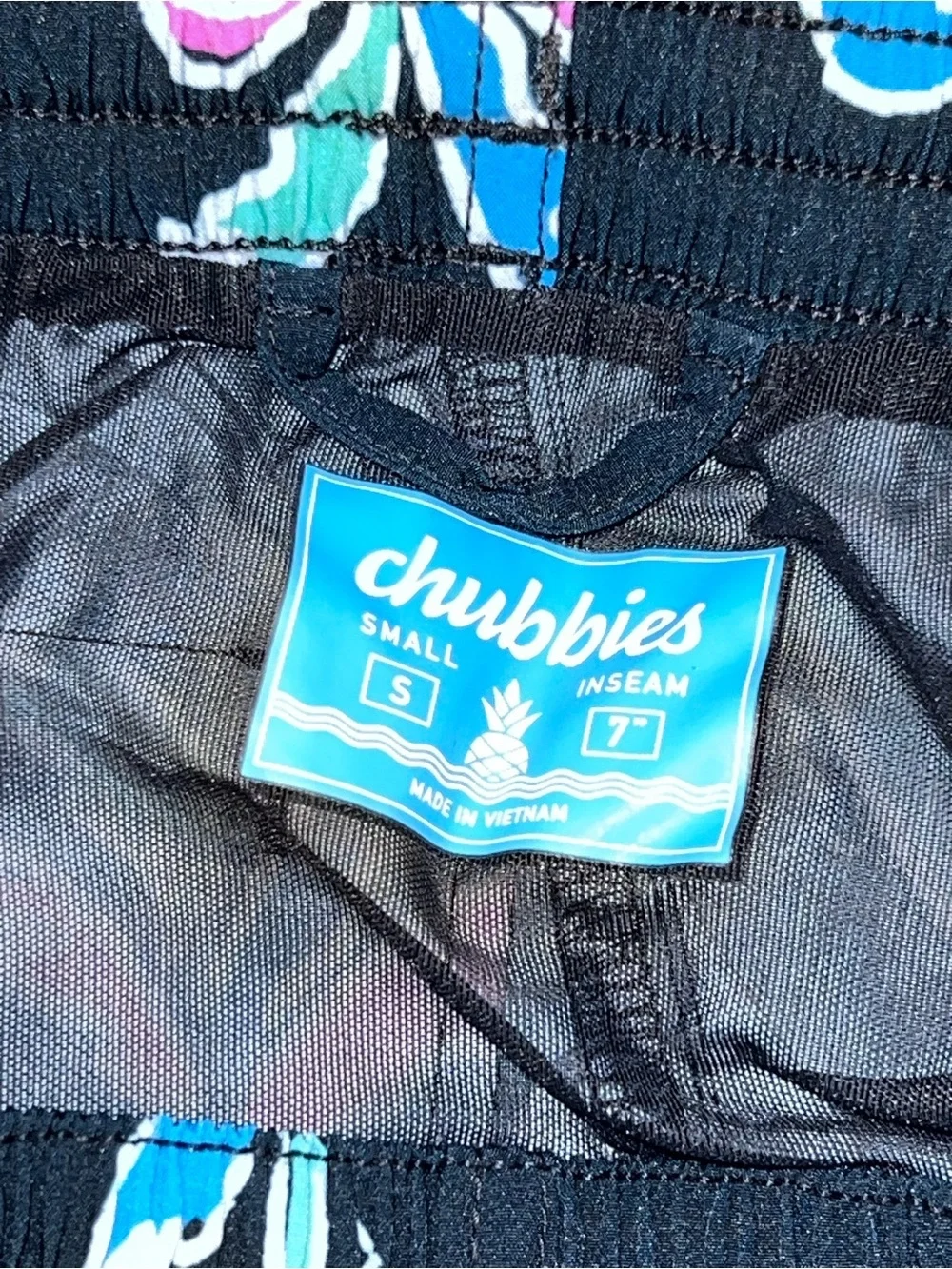 chubbies Swim Trunks Palm Print